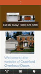 Mobile Screenshot of crawfordoverheaddoors.com